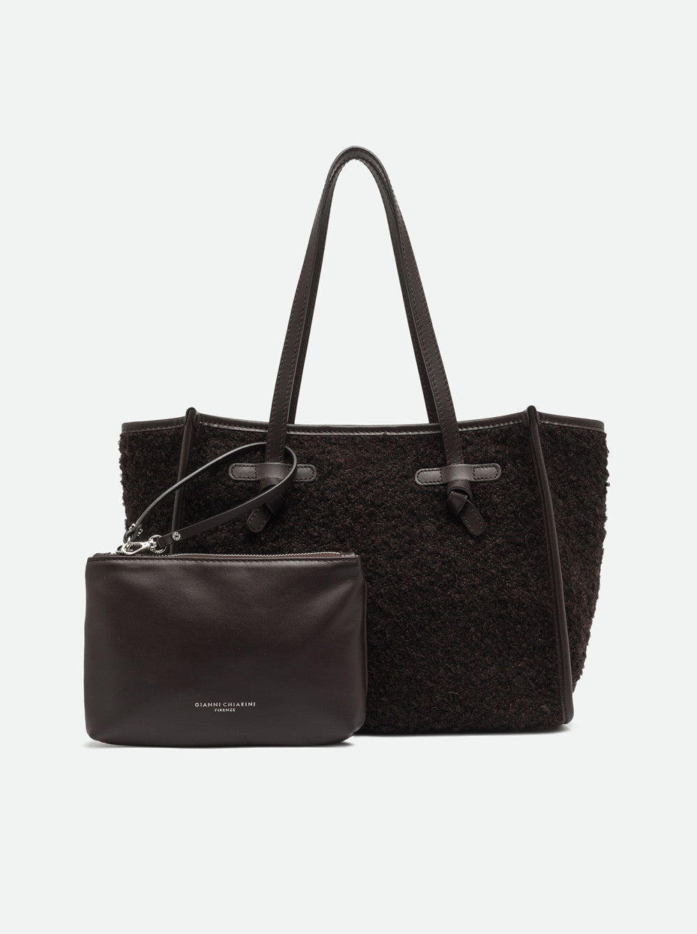 Borsa Shopping Marcella in tessuto bouclè Gianni Chiarini