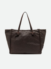 Borsa Shopping Marcella in pelle stampa struzzo Gianni Chiarini