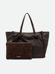 Borsa Shopping Marcella in pelle stampa struzzo Gianni Chiarini