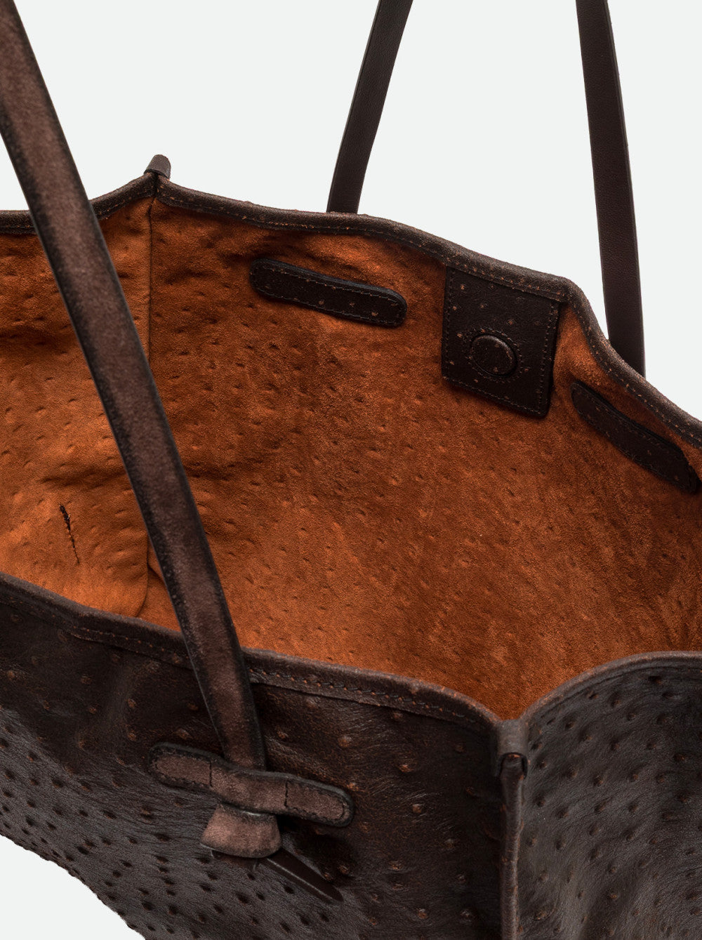 Borsa Shopping Marcella in pelle stampa struzzo Gianni Chiarini