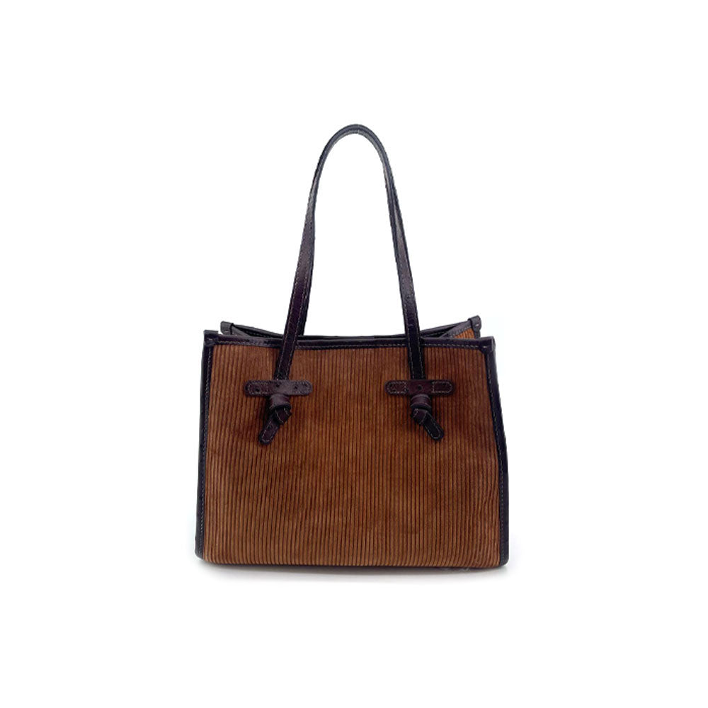 Borsa Shopping Marcella in suede mille righe Gianni Chiarini