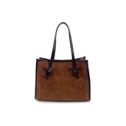 Borsa Shopping Marcella in suede mille righe Gianni Chiarini