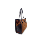 Borsa Shopping Marcella in suede mille righe Gianni Chiarini