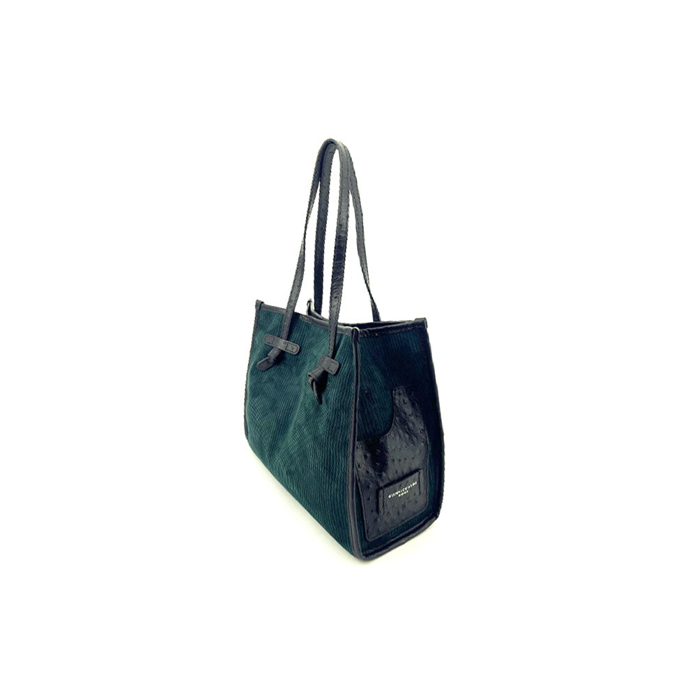 Borsa Shopping Marcella in suede mille righe Gianni Chiarini