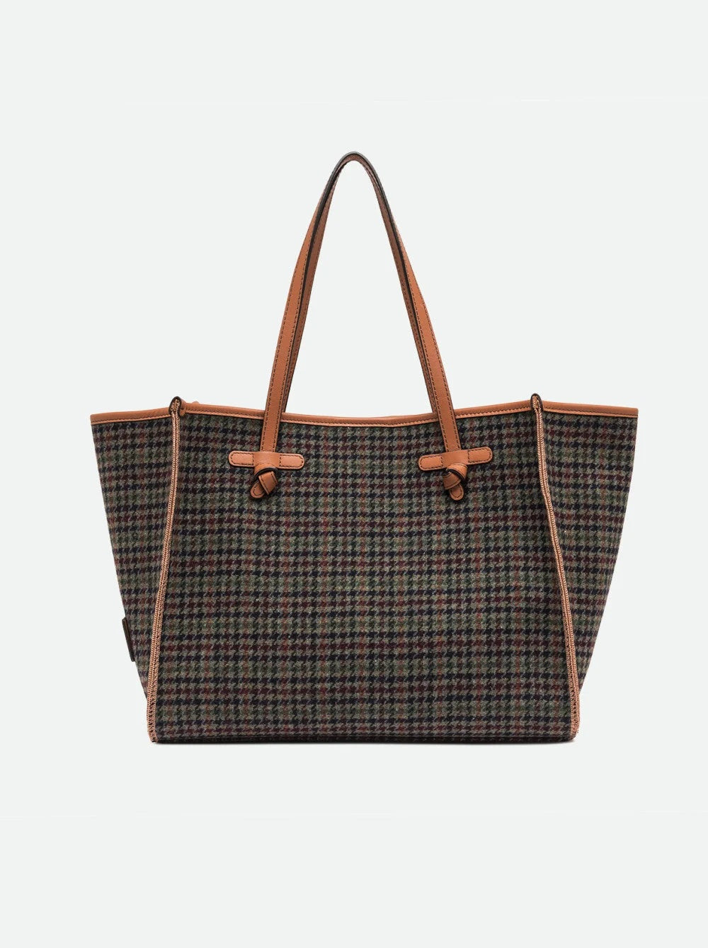 Borsa Shopping Marcella in tessuto pied de poule Gianni Chiarini