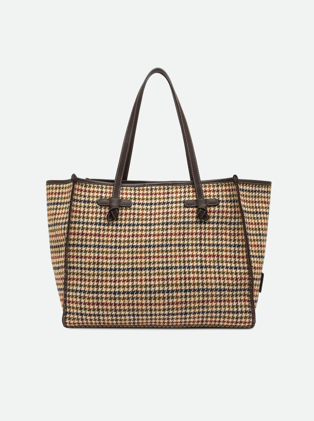 Borsa Shopping Marcella in tessuto pied de poule Gianni Chiarini