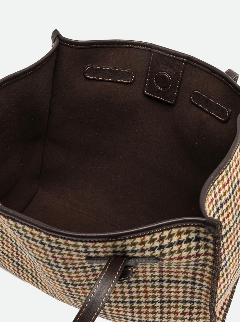 Borsa Shopping Marcella in tessuto pied de poule Gianni Chiarini