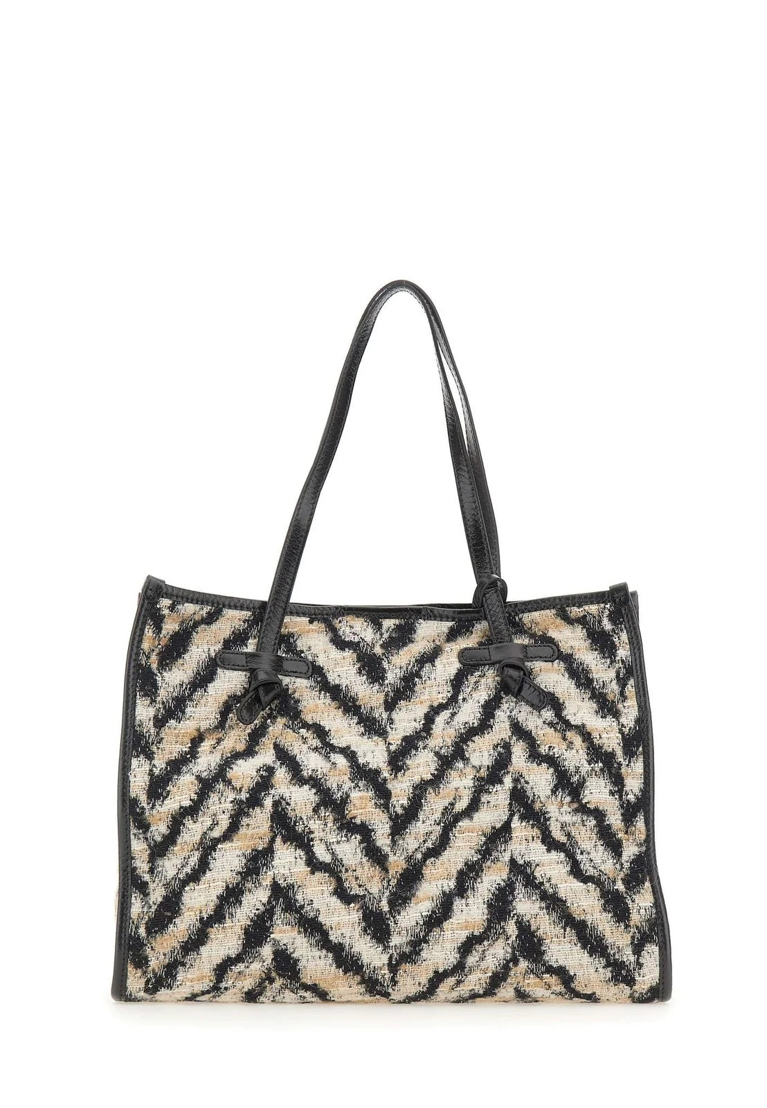 Gianni Chiarini Marcella shopping bag in jacquard fabric
