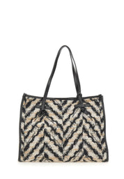 Gianni Chiarini Marcella shopping bag in jacquard fabric