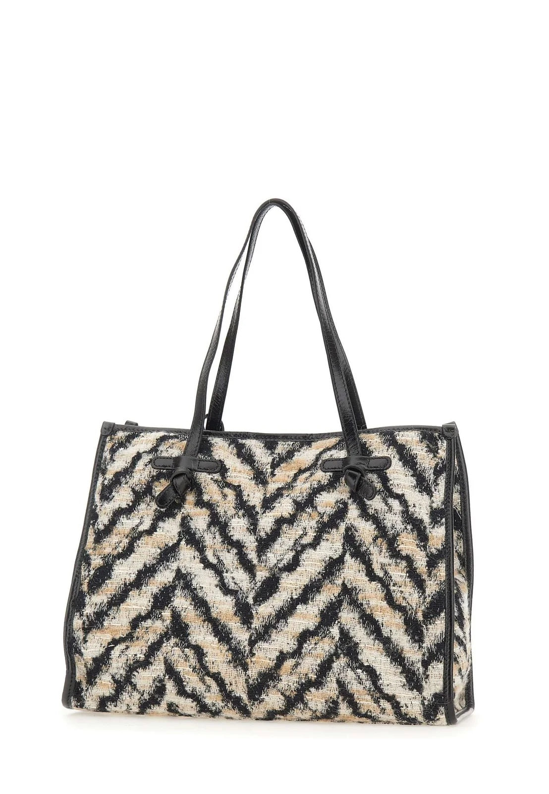 Gianni Chiarini Marcella shopping bag in jacquard fabric