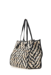 Gianni Chiarini Marcella shopping bag in jacquard fabric