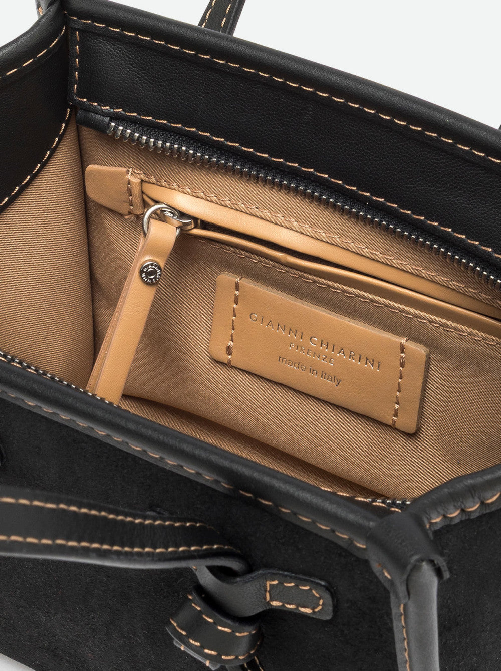 Borsa a mano Miss Marcella in pelle scamosciata Gianni Chiarini