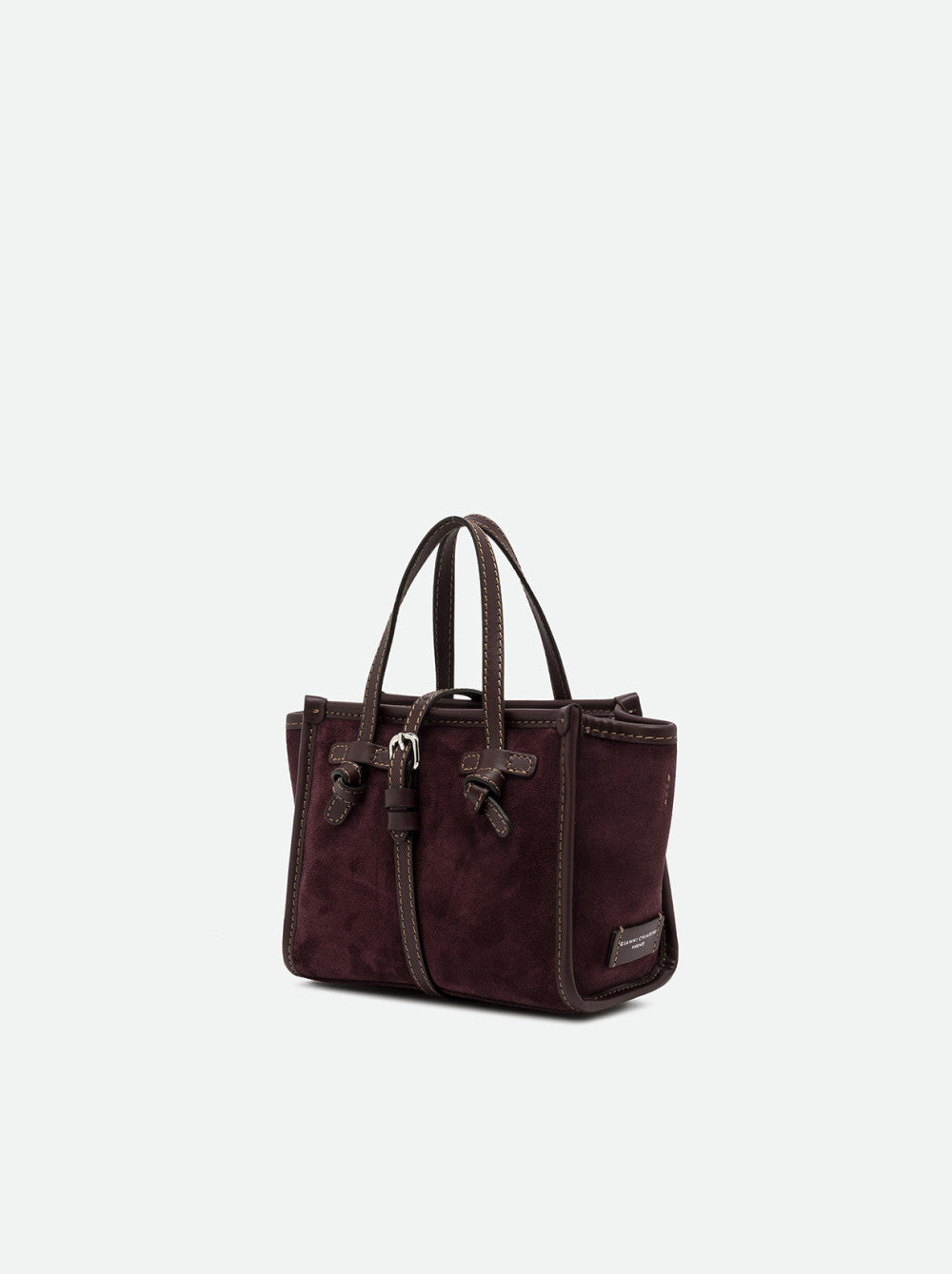 Borsa a mano Miss Marcella in pelle scamosciata Gianni Chiarini