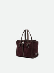 Borsa a mano Miss Marcella in pelle scamosciata Gianni Chiarini