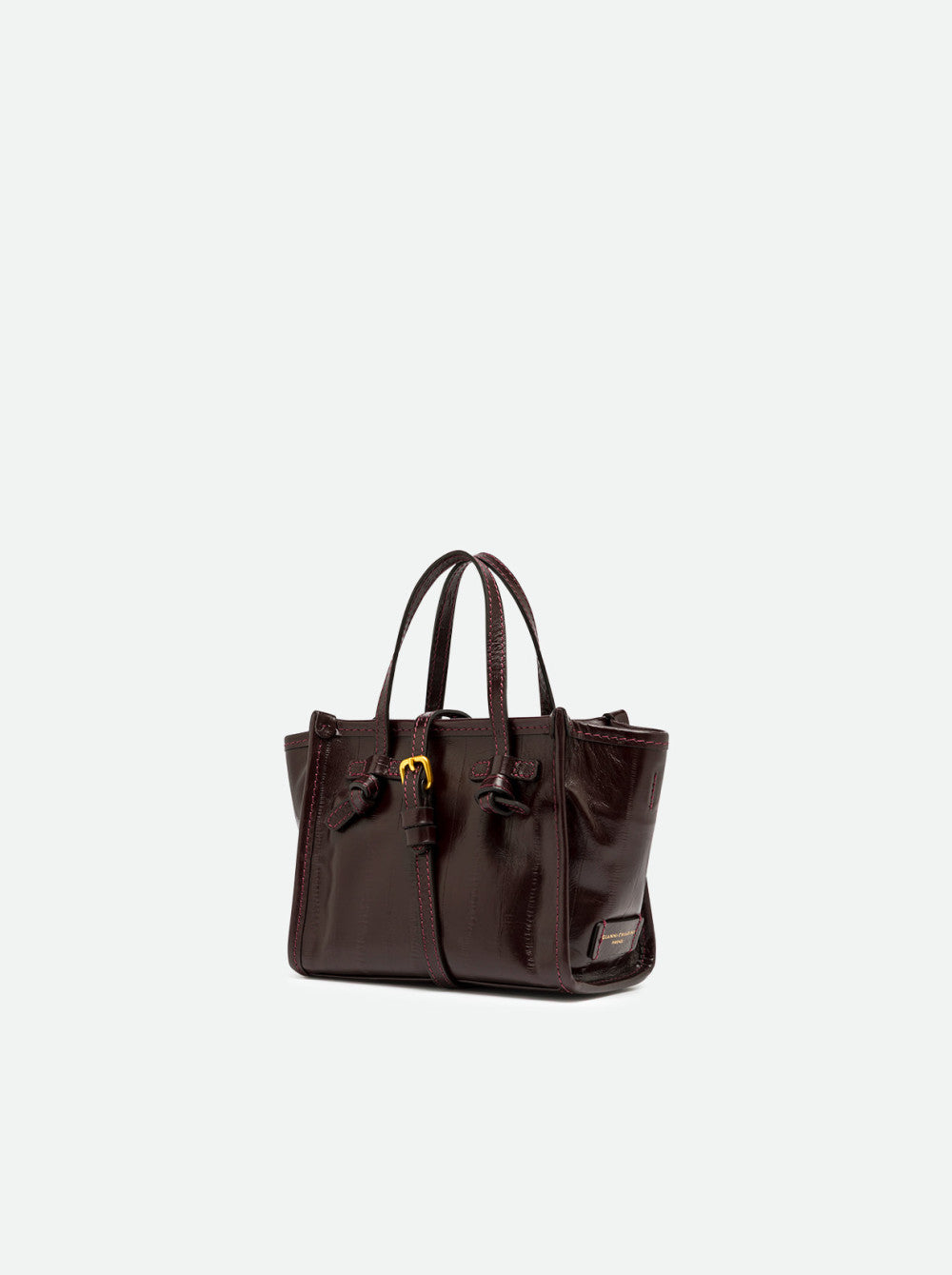 Borsa a mano Miss Marcella in pelle stampa anguilla Gianni Chiarini