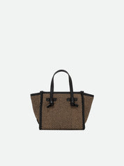 Borsa a mano Miss Marcella in tessuto spigato Gianni Chiarini