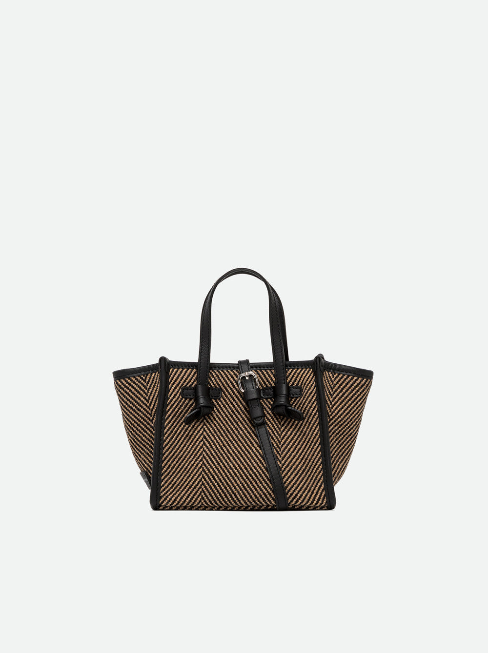 Borsa a mano Miss Marcella in tessuto spigato Gianni Chiarini