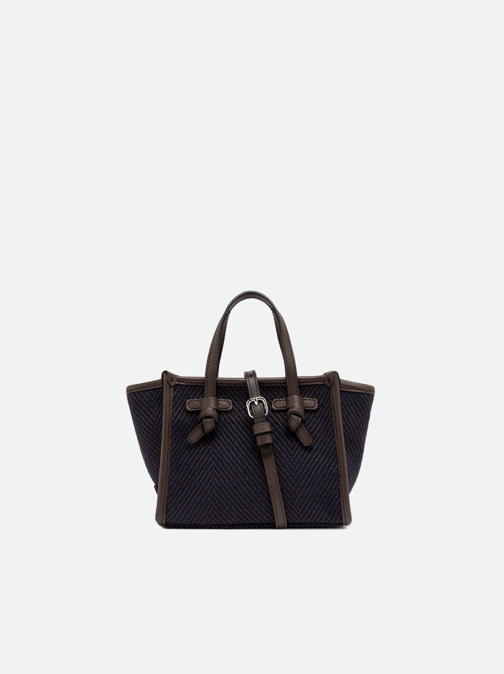 Borsa a mano Miss Marcella in tessuto spigato Gianni Chiarini