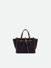 Borsa a mano Miss Marcella in tessuto spigato Gianni Chiarini
