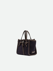 Borsa a mano Miss Marcella in tessuto spigato Gianni Chiarini