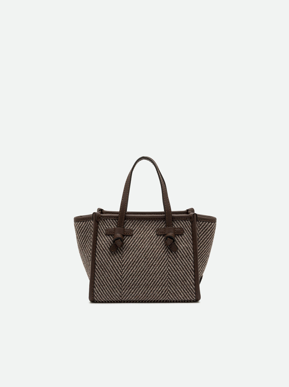 Borsa a mano Miss Marcella in tessuto spigato Gianni Chiarini