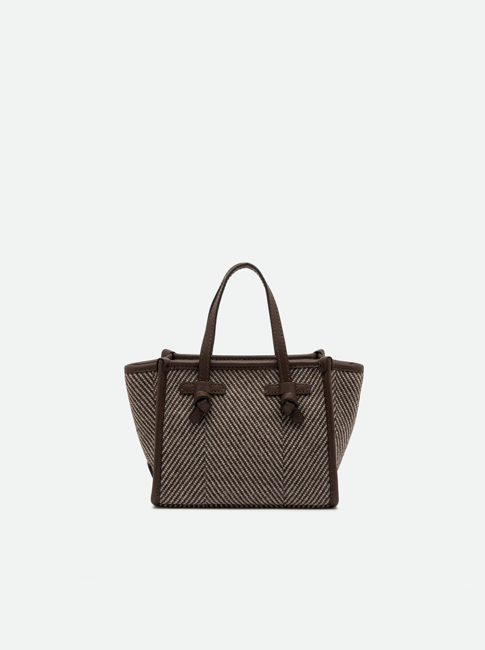 Borsa a mano Miss Marcella in tessuto spigato Gianni Chiarini