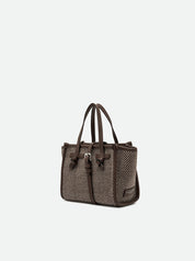 Borsa a mano Miss Marcella in tessuto spigato Gianni Chiarini