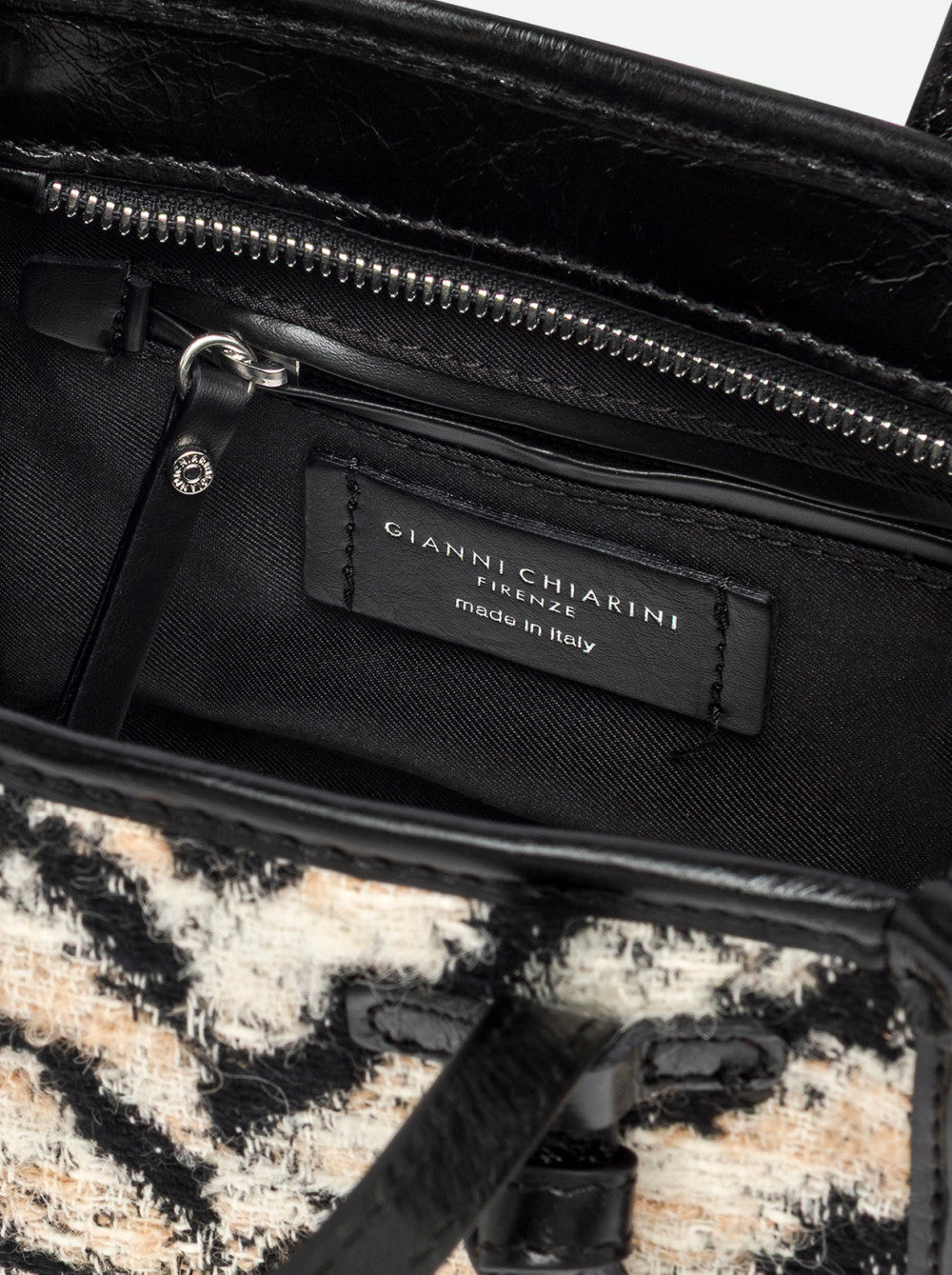 Borsa a mano Miss Marcella in tessuto jacquard Gianni Chiarini