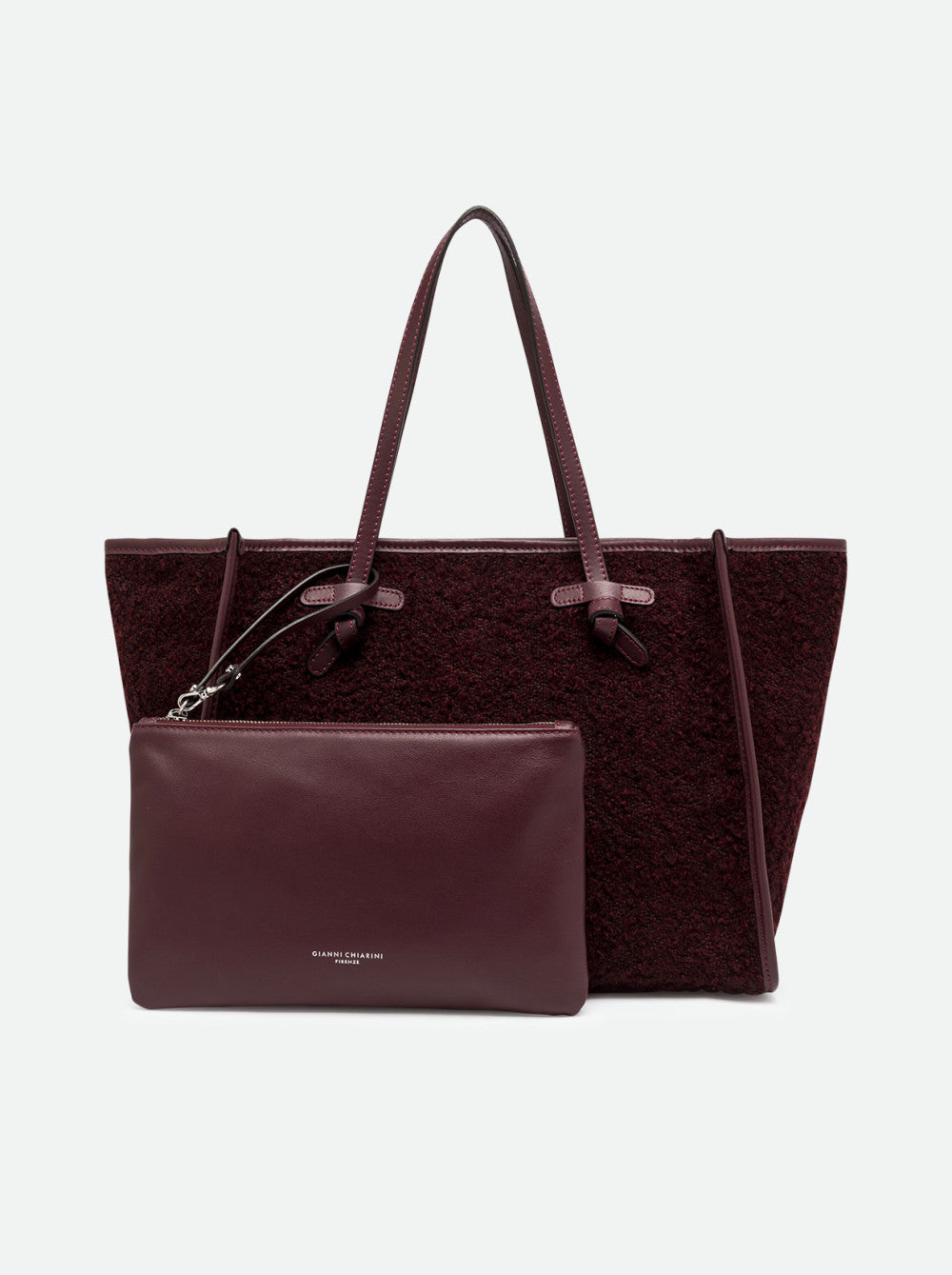 Borsa Shopping Marcella in tessuto bouclè Gianni Chiarini