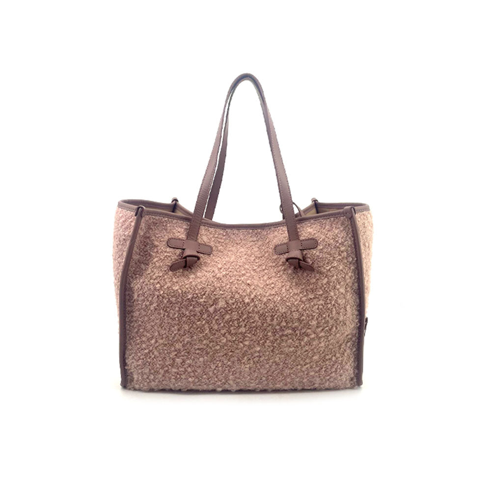 Gianni Chiarini Marcella shopping bag in bouclé fabric