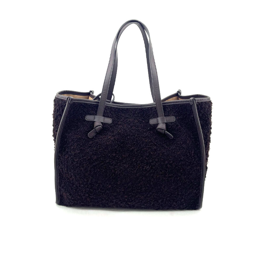 Gianni Chiarini Marcella shopping bag in bouclé fabric