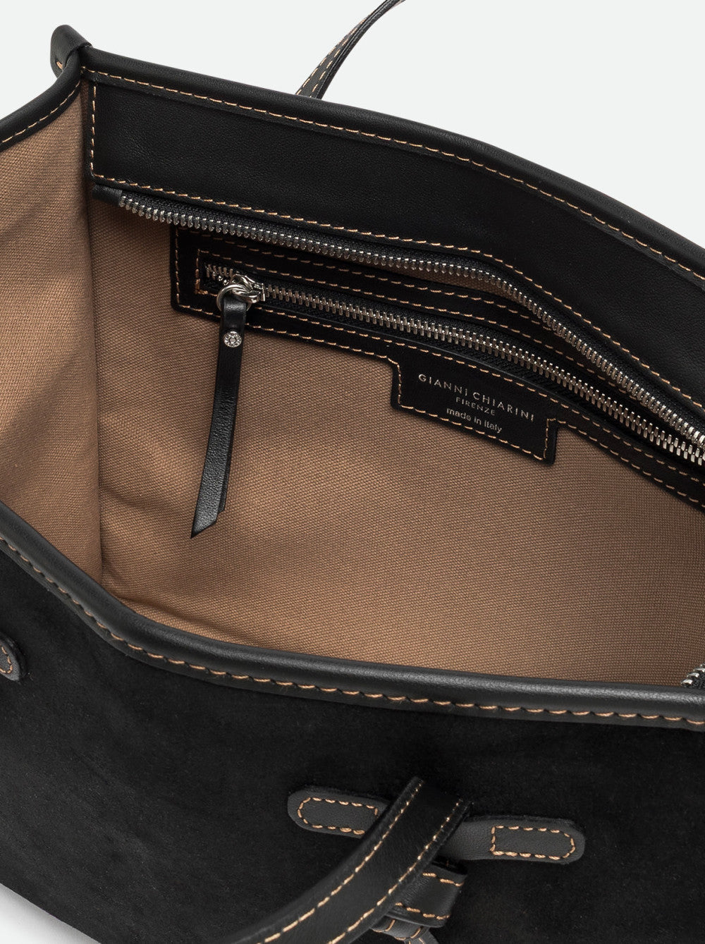 Borsa a mano Miss Marcella 32 in pelle scamosciata Gianni Chiarini