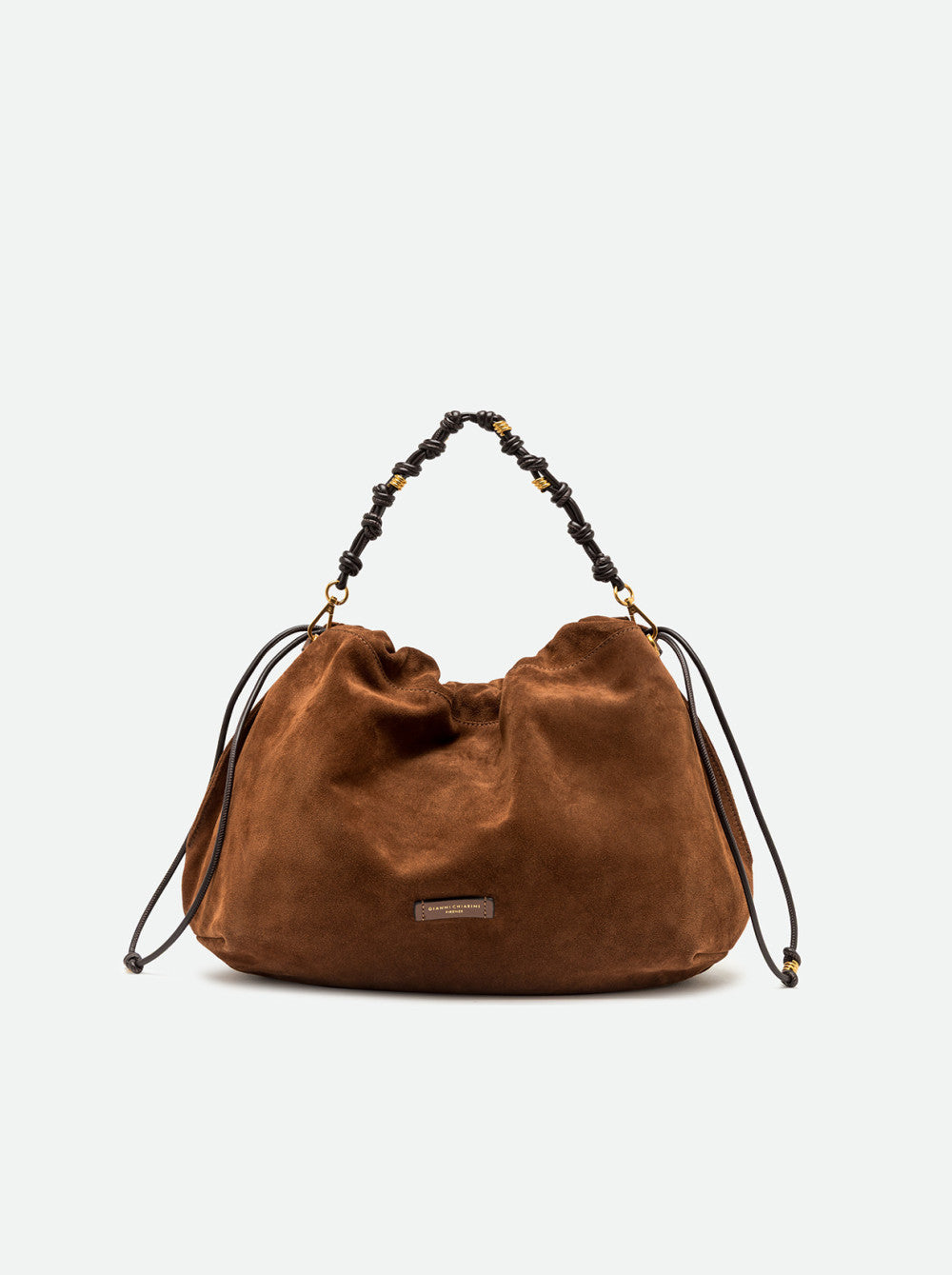 Borsa a spalla Morgana in pelle scamosciata Gianni Chiarini