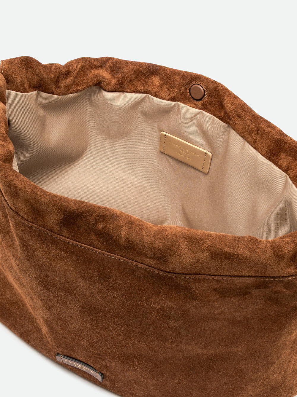 Borsa a spalla Morgana in pelle scamosciata Gianni Chiarini
