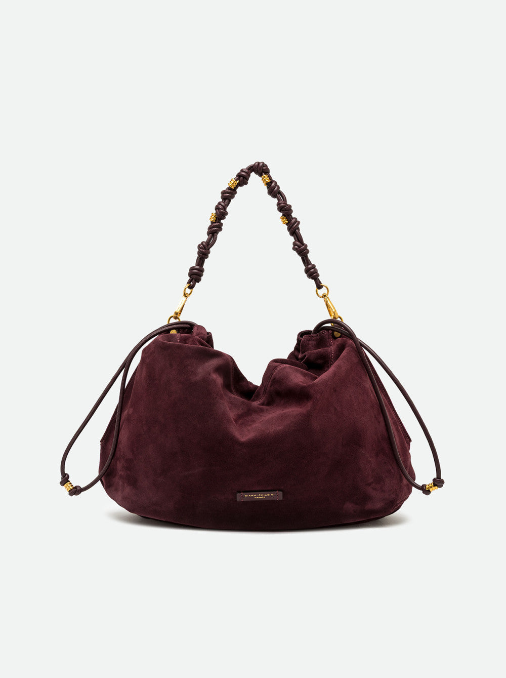 Gianni Chiarini Morgana Suede Shoulder Bag