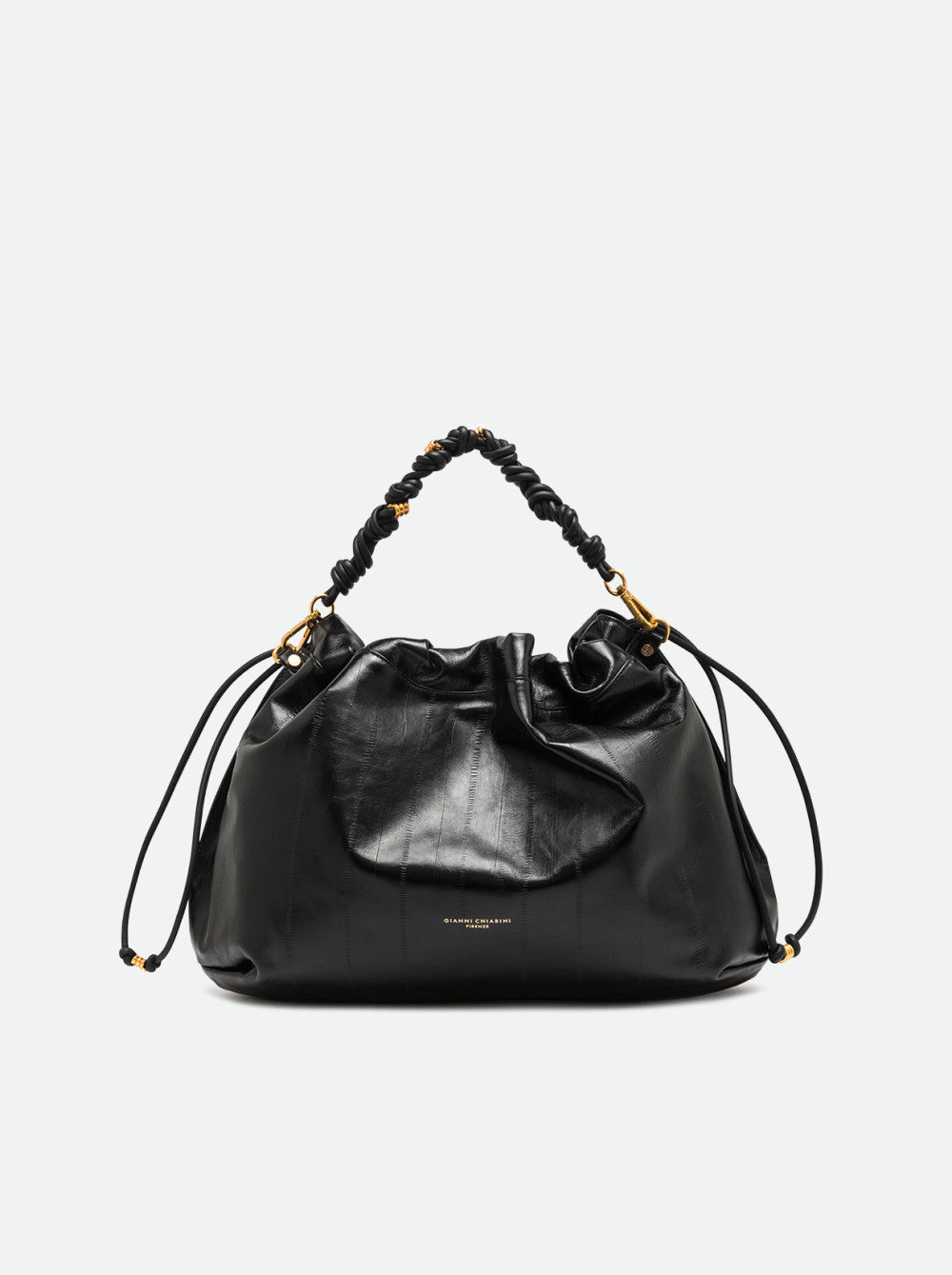 Borsa a spalla Morgana in pelle stampa anguilla Gianni Chiarini