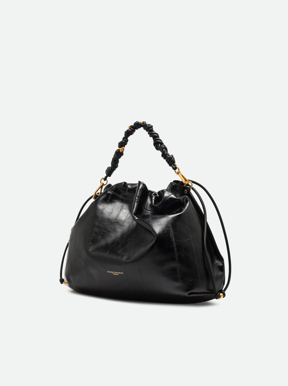 Borsa a spalla Morgana in pelle stampa anguilla Gianni Chiarini