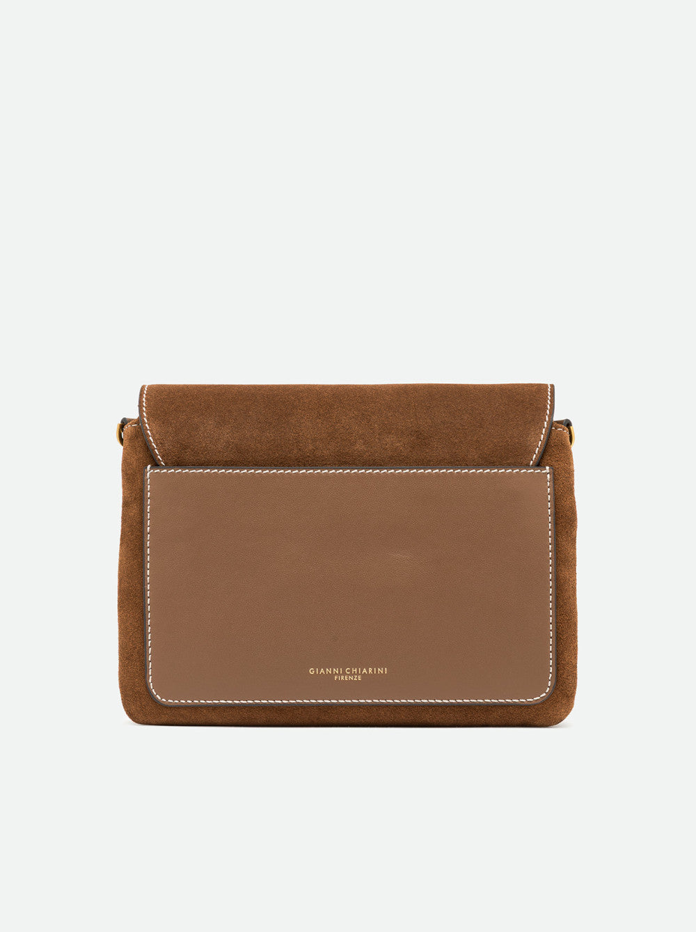 Borsa a tracolla Three in pelle scamosciata Gianni Chiarini