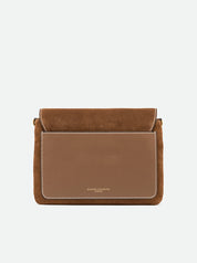 Borsa a tracolla Three in pelle scamosciata Gianni Chiarini