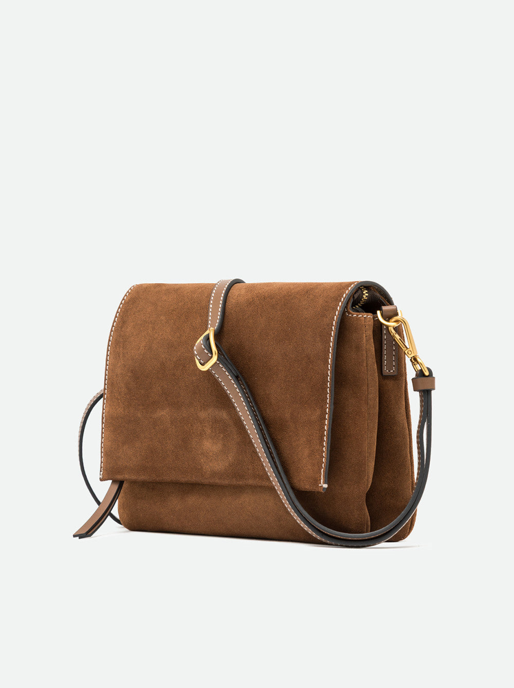 Borsa a tracolla Three in pelle scamosciata Gianni Chiarini