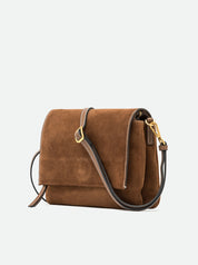 Borsa a tracolla Three in pelle scamosciata Gianni Chiarini