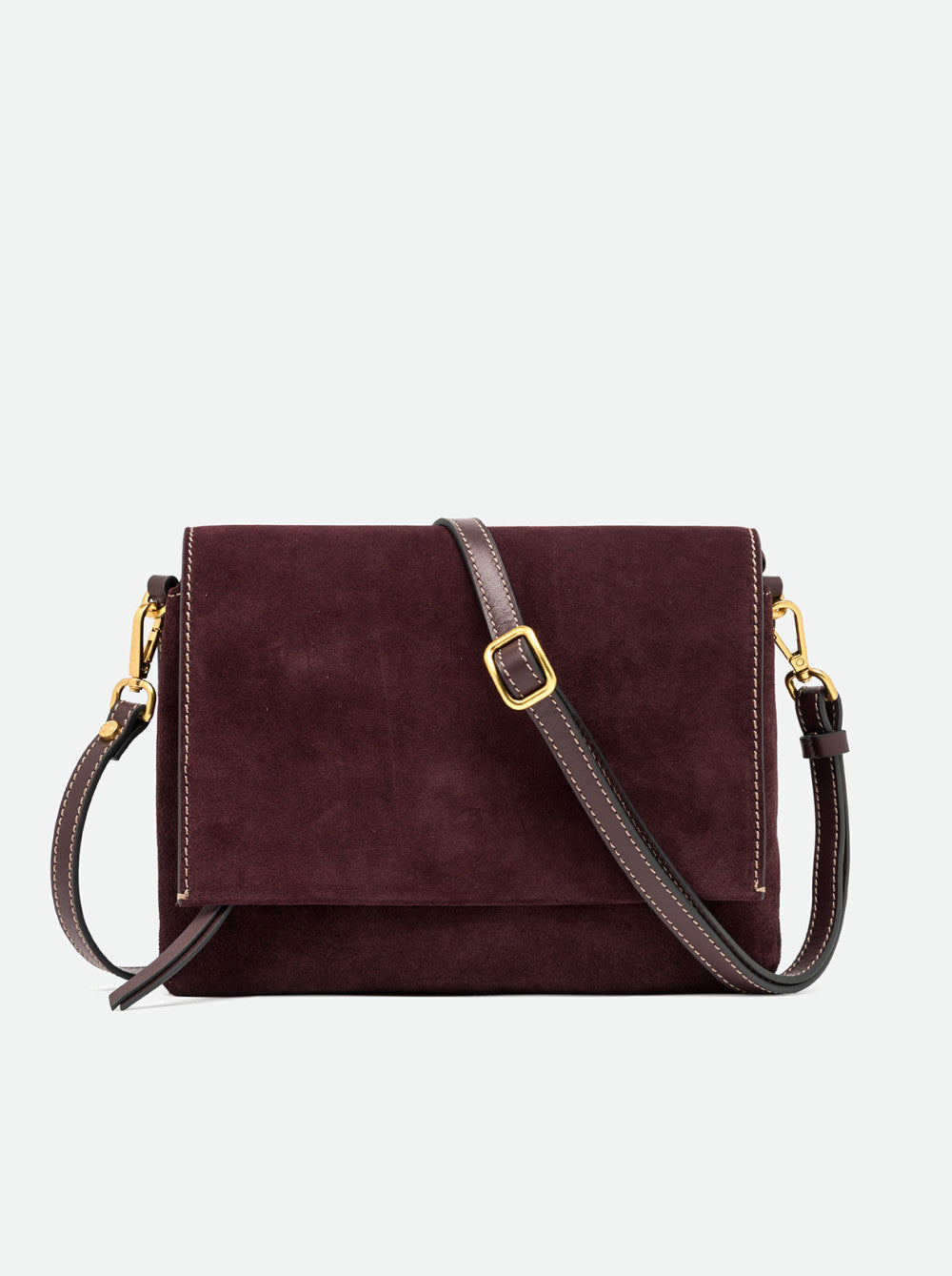 Borsa a tracolla Three in pelle scamosciata Gianni Chiarini