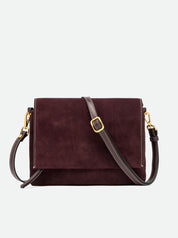 Borsa a tracolla Three in pelle scamosciata Gianni Chiarini