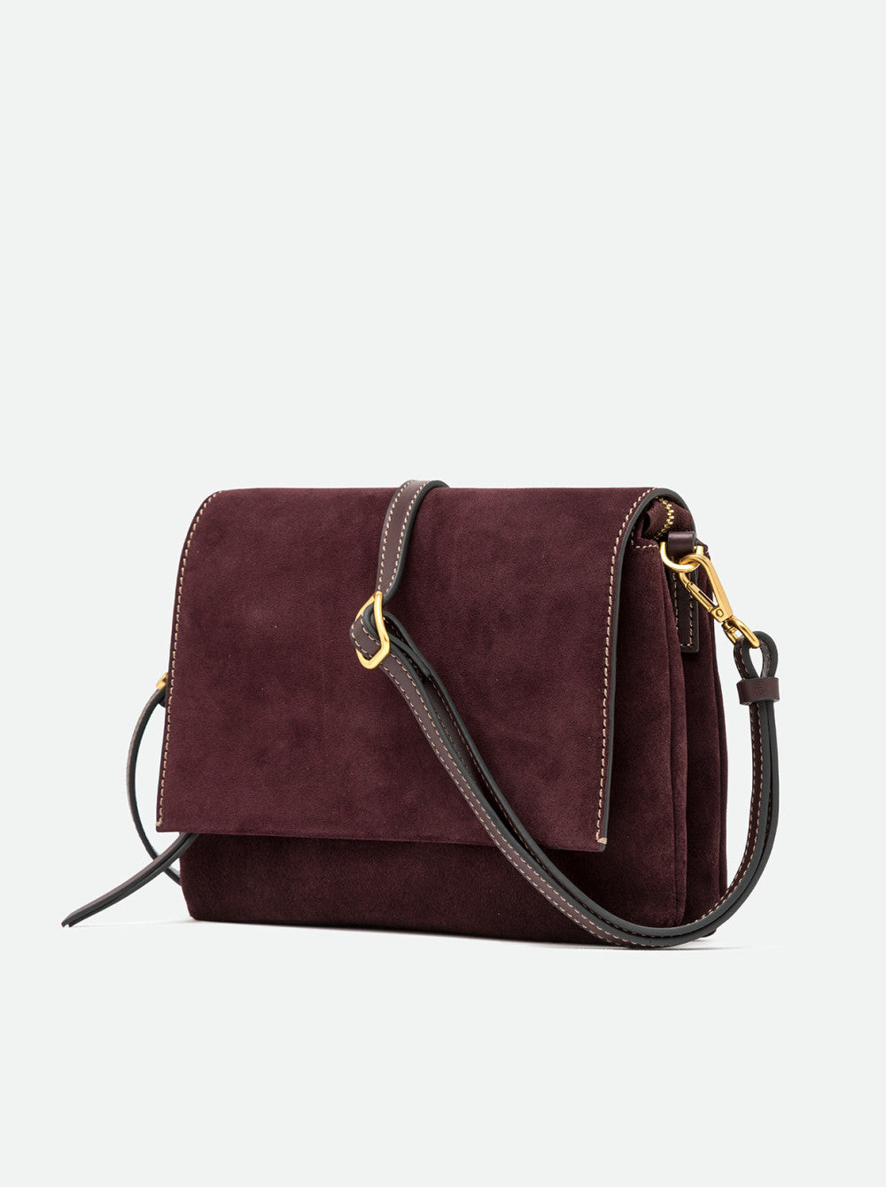 Borsa a tracolla Three in pelle scamosciata Gianni Chiarini