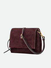 Borsa a tracolla Three in pelle scamosciata Gianni Chiarini
