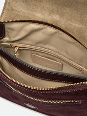 Borsa a tracolla Three in pelle scamosciata Gianni Chiarini