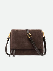 Borsa a tracolla Three in pelle scamosciata Gianni Chiarini