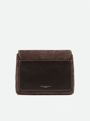Borsa a tracolla Three in pelle scamosciata Gianni Chiarini
