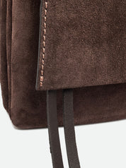 Borsa a tracolla Three in pelle scamosciata Gianni Chiarini
