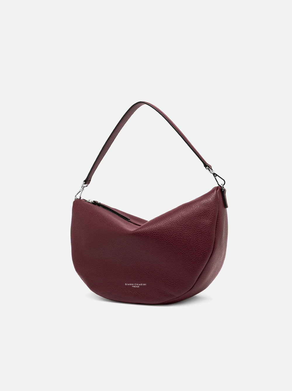 Gianni Chiarini Cleo pebbled leather shoulder bag